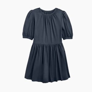 Sumnersalt The Luxe Pima Puff Sleeve Dress Sz-L NWOT